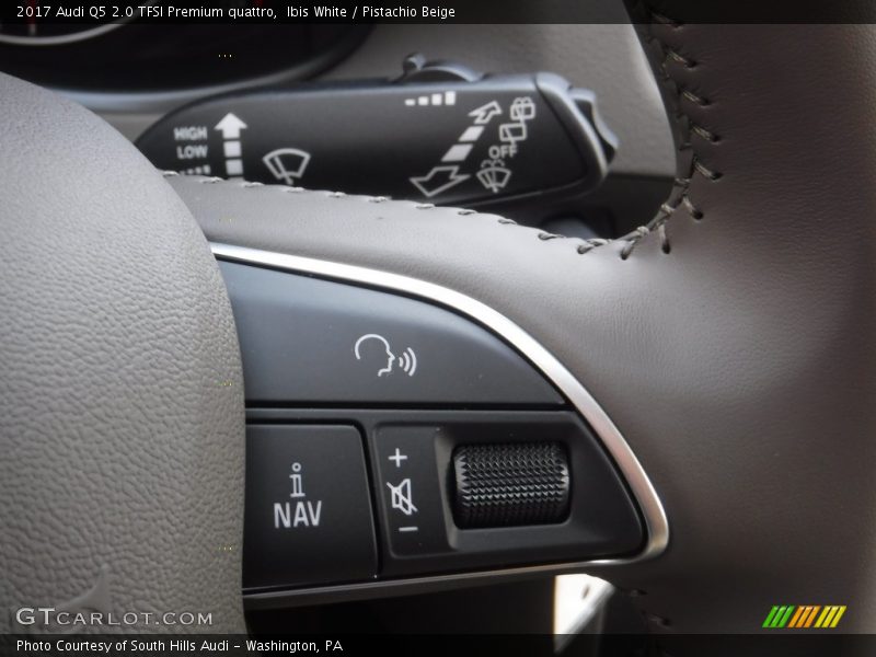 Ibis White / Pistachio Beige 2017 Audi Q5 2.0 TFSI Premium quattro