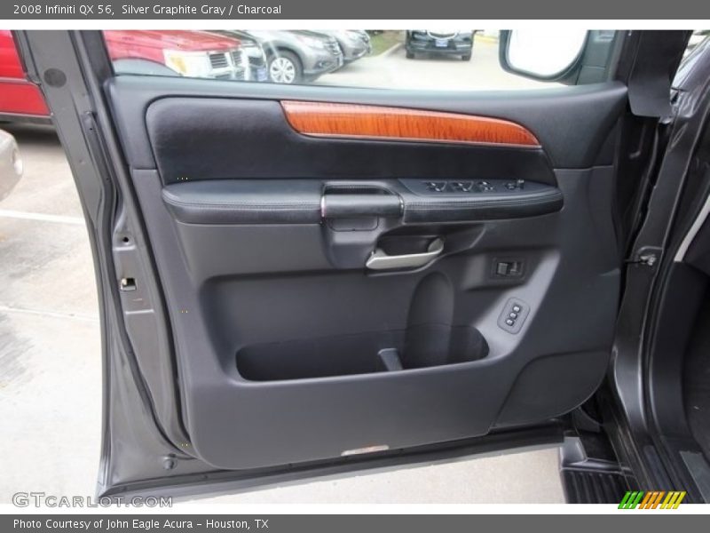 Silver Graphite Gray / Charcoal 2008 Infiniti QX 56