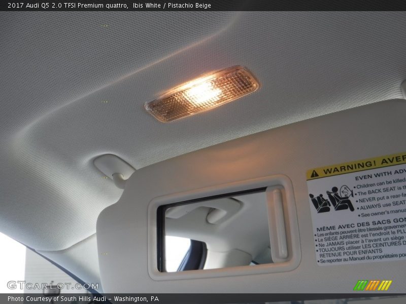 Ibis White / Pistachio Beige 2017 Audi Q5 2.0 TFSI Premium quattro