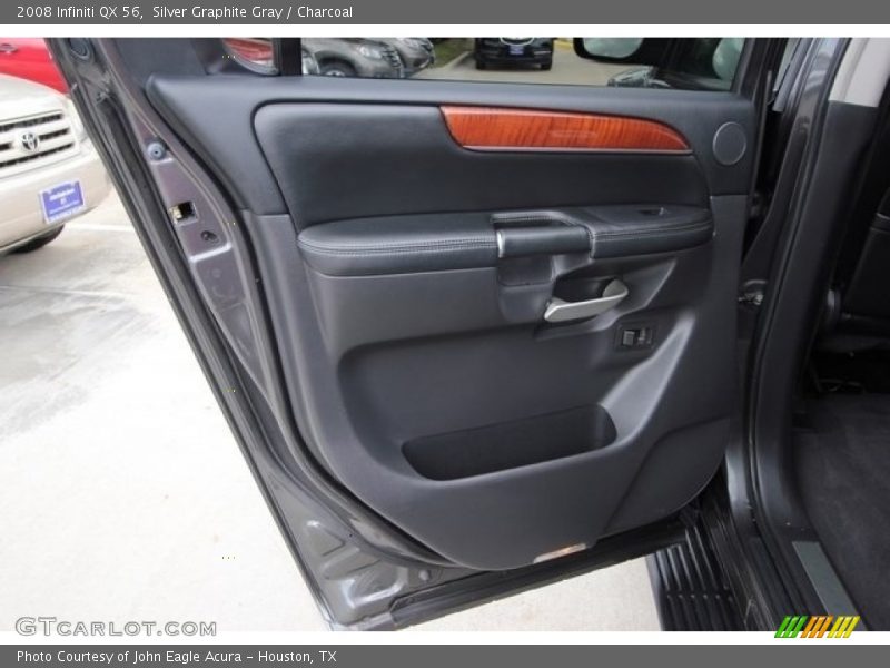 Silver Graphite Gray / Charcoal 2008 Infiniti QX 56