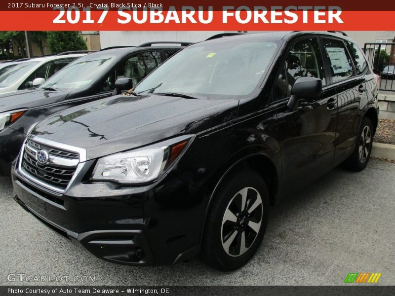 Crystal Black Silica / Black 2017 Subaru Forester 2.5i