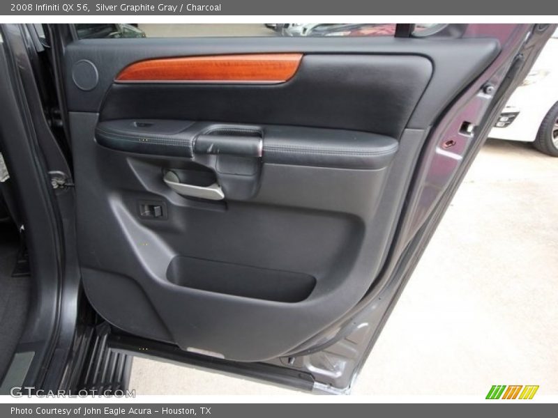 Silver Graphite Gray / Charcoal 2008 Infiniti QX 56