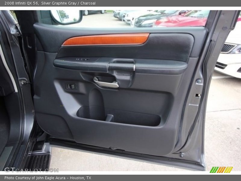 Silver Graphite Gray / Charcoal 2008 Infiniti QX 56