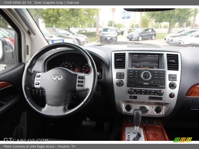 Silver Graphite Gray / Charcoal 2008 Infiniti QX 56
