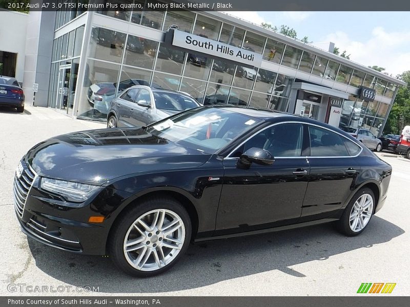 Mythos Black Metallic / Black 2017 Audi A7 3.0 TFSI Premium Plus quattro