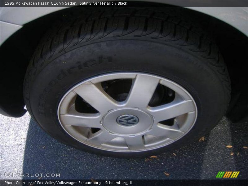 Satin Silver Metallic / Black 1999 Volkswagen Passat GLX V6 Sedan