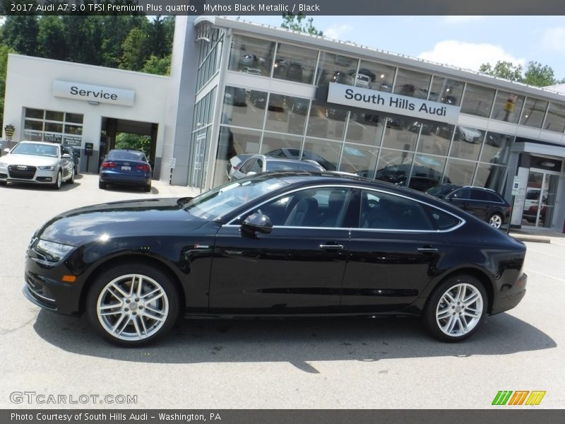 Mythos Black Metallic / Black 2017 Audi A7 3.0 TFSI Premium Plus quattro