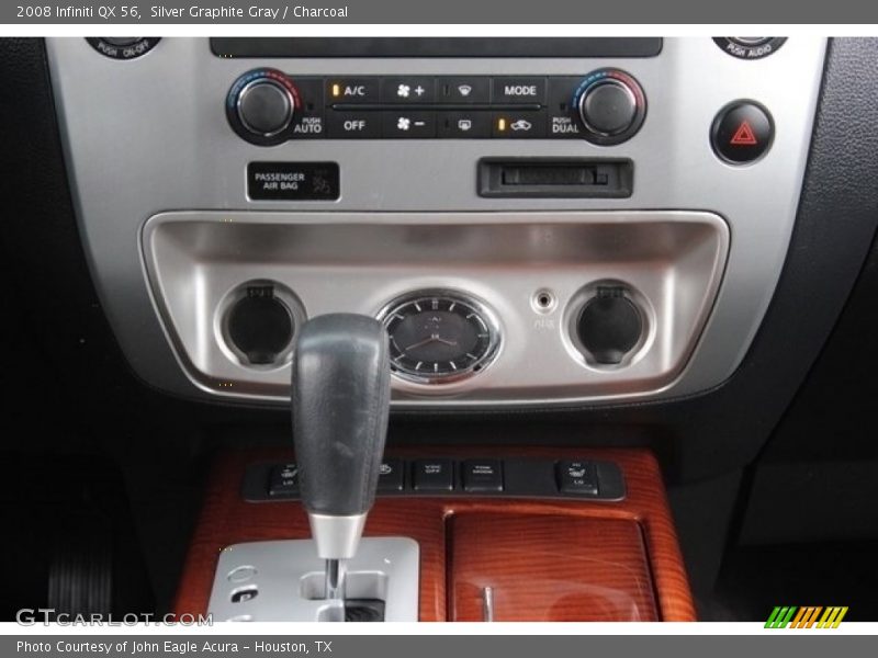 Silver Graphite Gray / Charcoal 2008 Infiniti QX 56