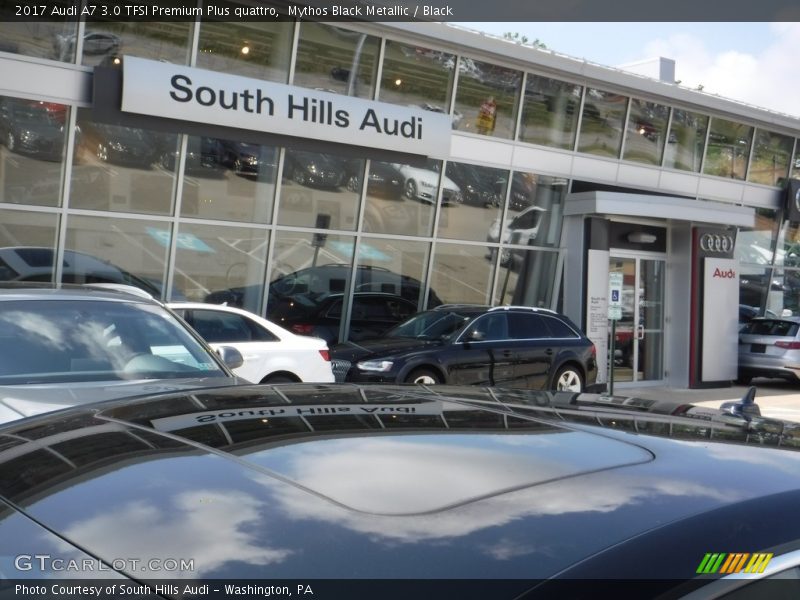 Mythos Black Metallic / Black 2017 Audi A7 3.0 TFSI Premium Plus quattro