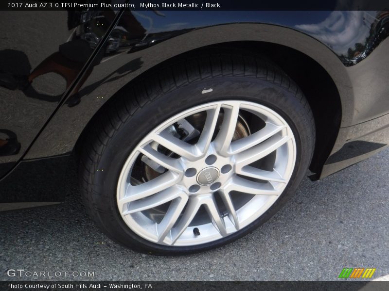 Mythos Black Metallic / Black 2017 Audi A7 3.0 TFSI Premium Plus quattro