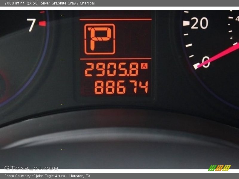 Silver Graphite Gray / Charcoal 2008 Infiniti QX 56