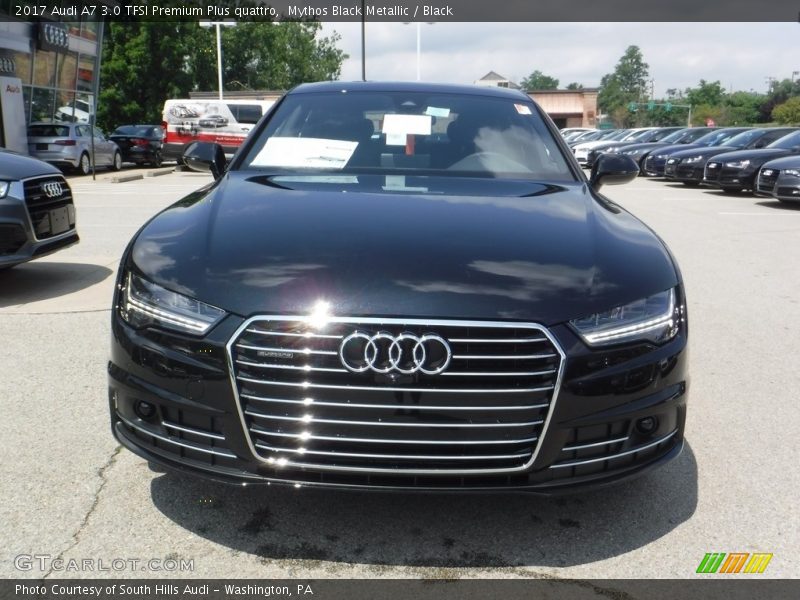 Mythos Black Metallic / Black 2017 Audi A7 3.0 TFSI Premium Plus quattro