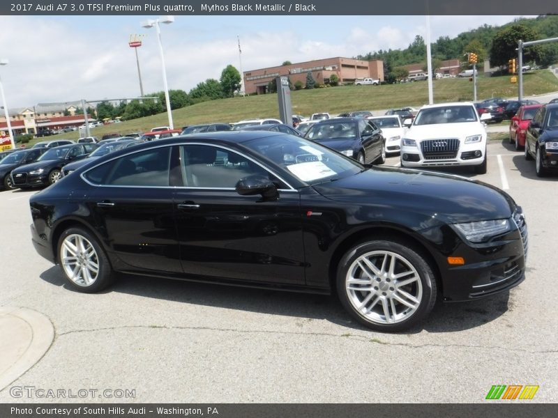 Mythos Black Metallic / Black 2017 Audi A7 3.0 TFSI Premium Plus quattro