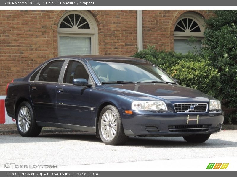 Nautic Blue Metallic / Graphite 2004 Volvo S80 2.9