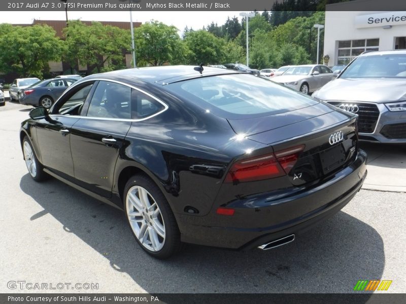 Mythos Black Metallic / Black 2017 Audi A7 3.0 TFSI Premium Plus quattro