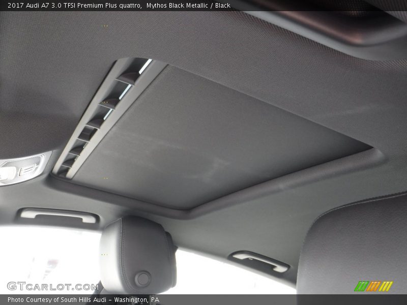 Mythos Black Metallic / Black 2017 Audi A7 3.0 TFSI Premium Plus quattro
