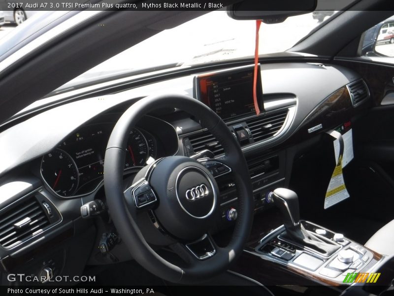 Mythos Black Metallic / Black 2017 Audi A7 3.0 TFSI Premium Plus quattro