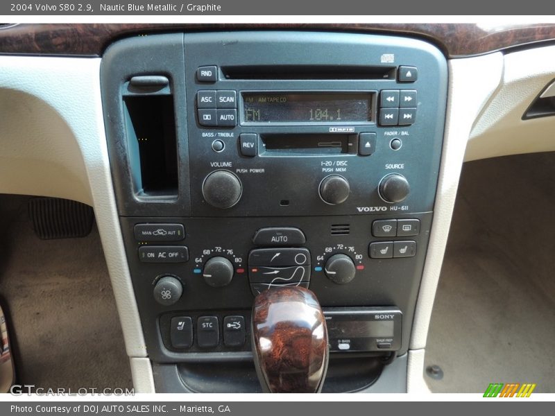 Nautic Blue Metallic / Graphite 2004 Volvo S80 2.9