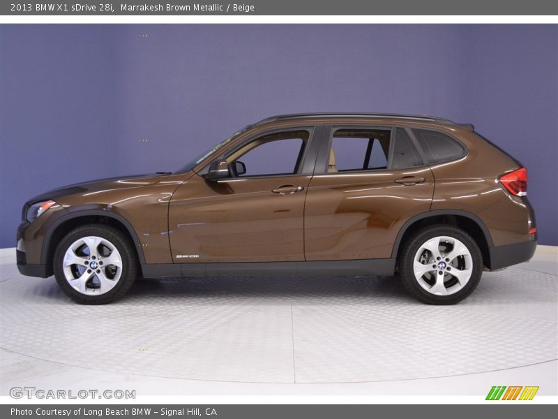 Marrakesh Brown Metallic / Beige 2013 BMW X1 sDrive 28i