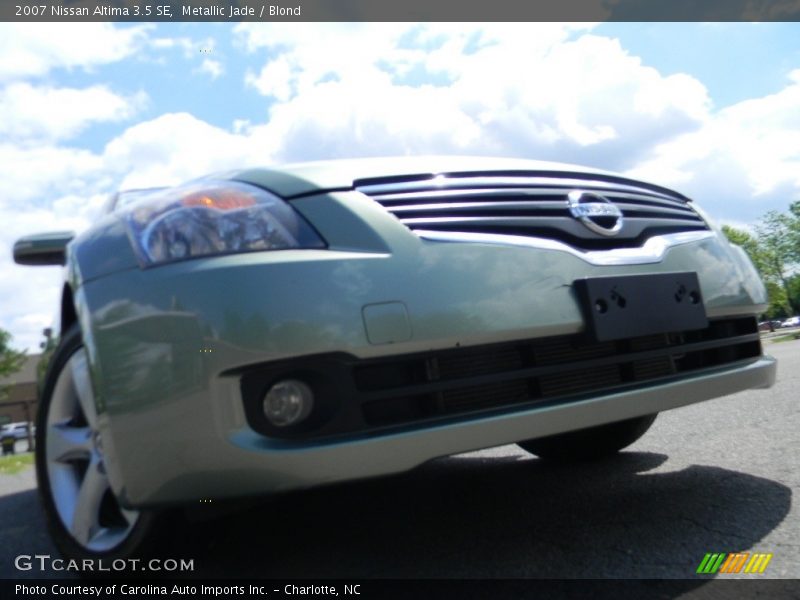 Metallic Jade / Blond 2007 Nissan Altima 3.5 SE