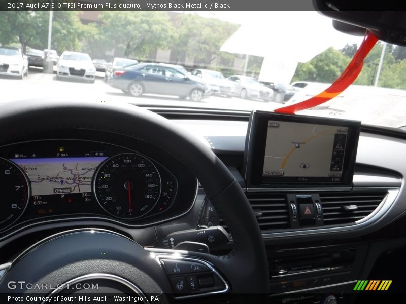 Mythos Black Metallic / Black 2017 Audi A7 3.0 TFSI Premium Plus quattro
