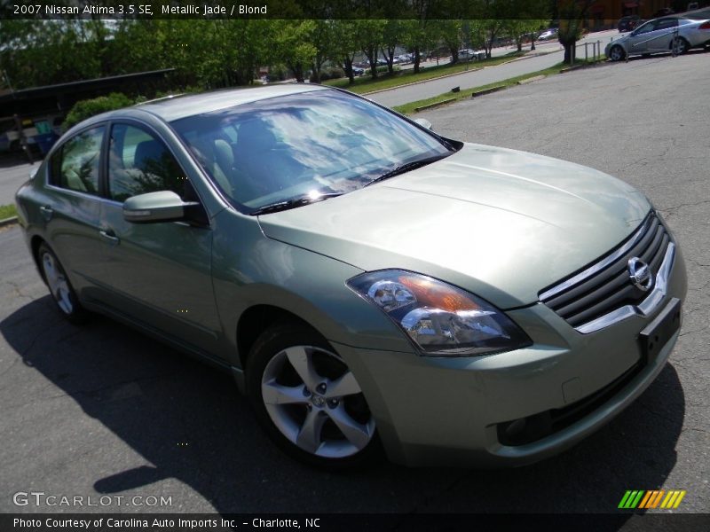 Metallic Jade / Blond 2007 Nissan Altima 3.5 SE