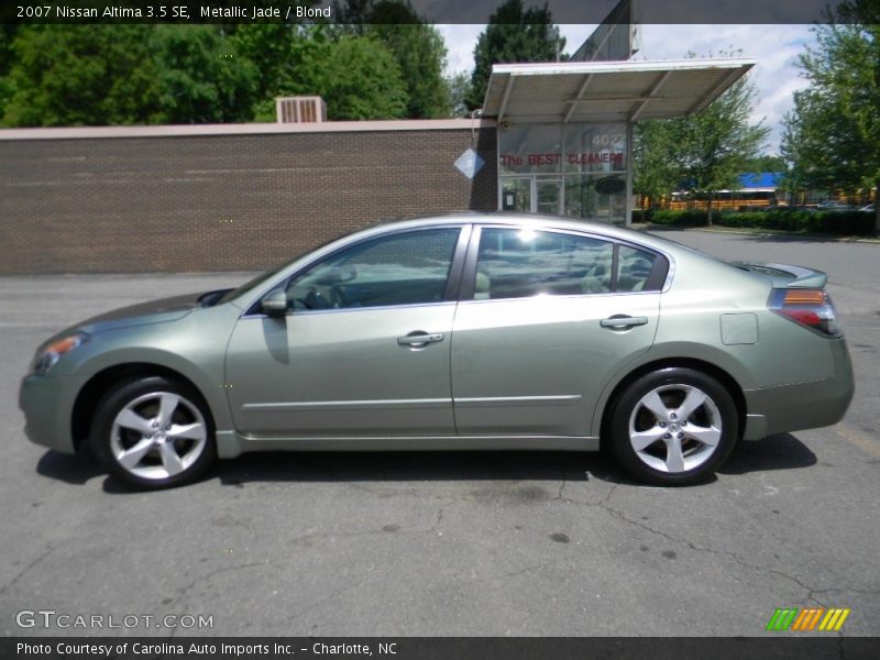 Metallic Jade / Blond 2007 Nissan Altima 3.5 SE