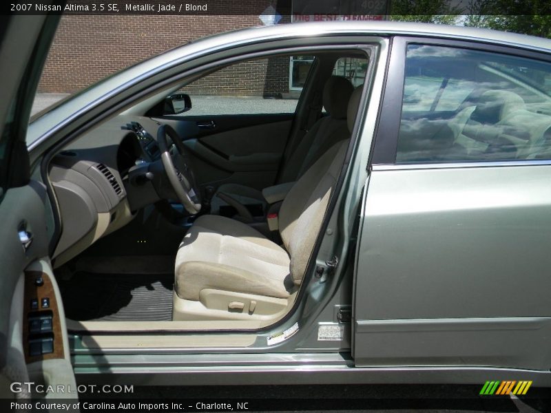 Metallic Jade / Blond 2007 Nissan Altima 3.5 SE