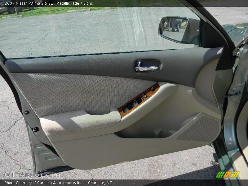 Metallic Jade / Blond 2007 Nissan Altima 3.5 SE