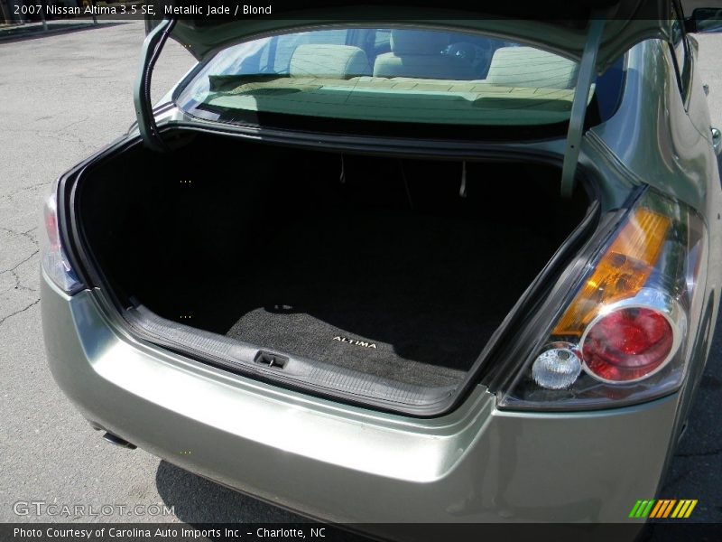 Metallic Jade / Blond 2007 Nissan Altima 3.5 SE