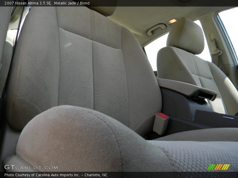 Metallic Jade / Blond 2007 Nissan Altima 3.5 SE