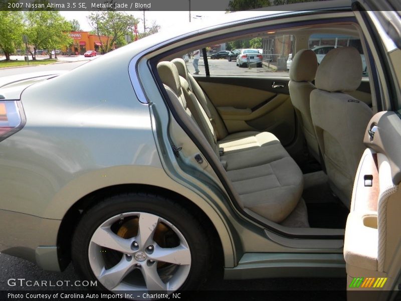 Metallic Jade / Blond 2007 Nissan Altima 3.5 SE