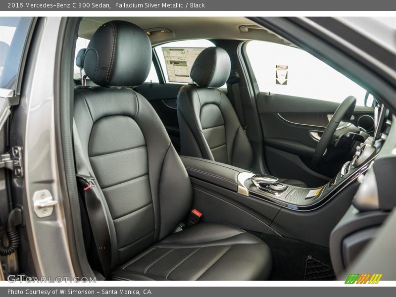 Palladium Silver Metallic / Black 2016 Mercedes-Benz C 300 Sedan