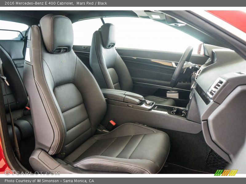 Mars Red / Black 2016 Mercedes-Benz E 400 Cabriolet