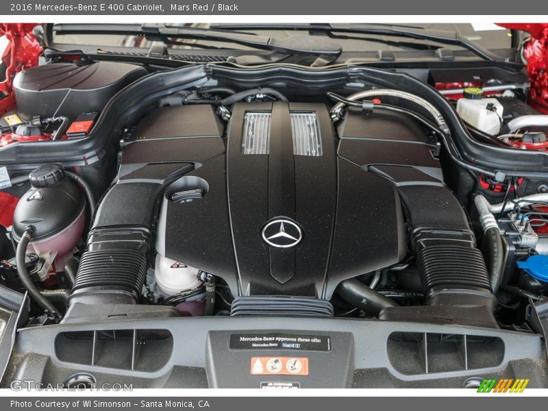  2016 E 400 Cabriolet Engine - 3.0 Liter DI biturbo DOHC 24-Valve VVT V6