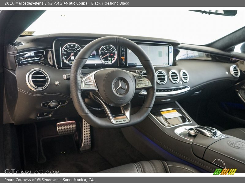 Black / designo Black 2016 Mercedes-Benz S 63 AMG 4Matic Coupe