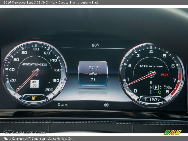 Black / designo Black 2016 Mercedes-Benz S 63 AMG 4Matic Coupe