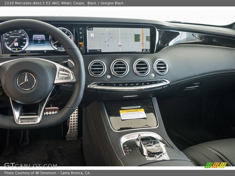 Black / designo Black 2016 Mercedes-Benz S 63 AMG 4Matic Coupe