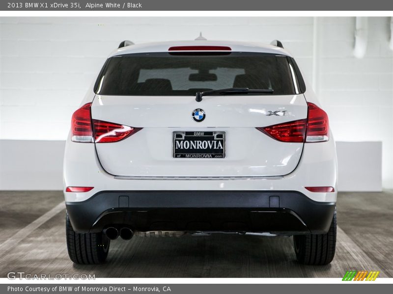 Alpine White / Black 2013 BMW X1 xDrive 35i