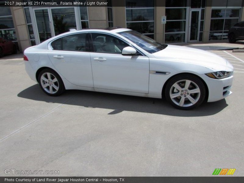 Polaris White / Light Oyster 2017 Jaguar XE 25t Premium