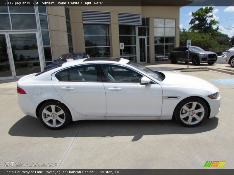 Polaris White / Light Oyster 2017 Jaguar XE 25t Premium