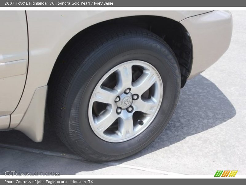 Sonora Gold Pearl / Ivory Beige 2007 Toyota Highlander V6