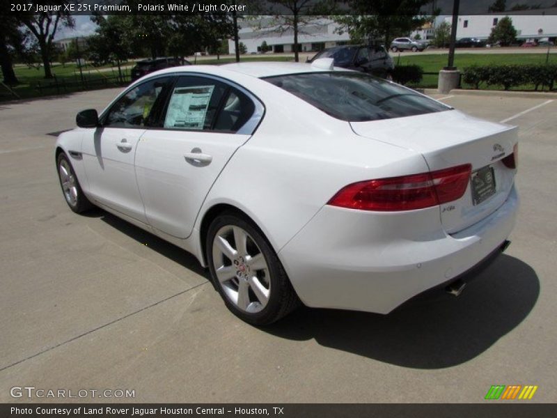Polaris White / Light Oyster 2017 Jaguar XE 25t Premium