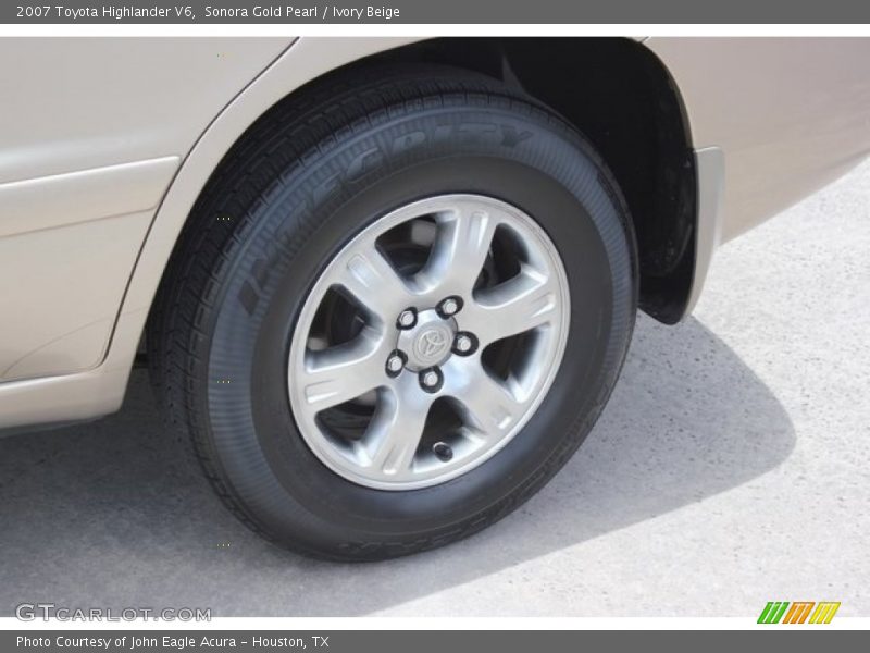 Sonora Gold Pearl / Ivory Beige 2007 Toyota Highlander V6