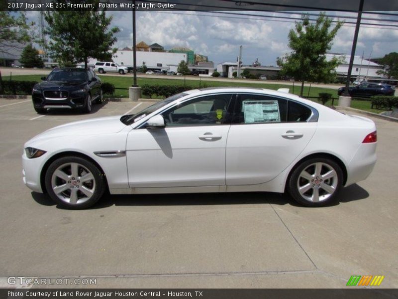 Polaris White / Light Oyster 2017 Jaguar XE 25t Premium