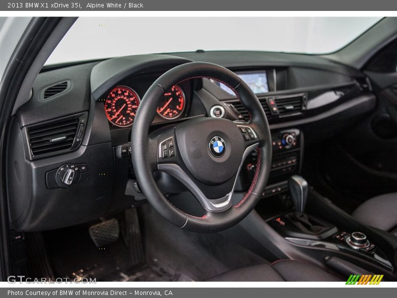 Alpine White / Black 2013 BMW X1 xDrive 35i