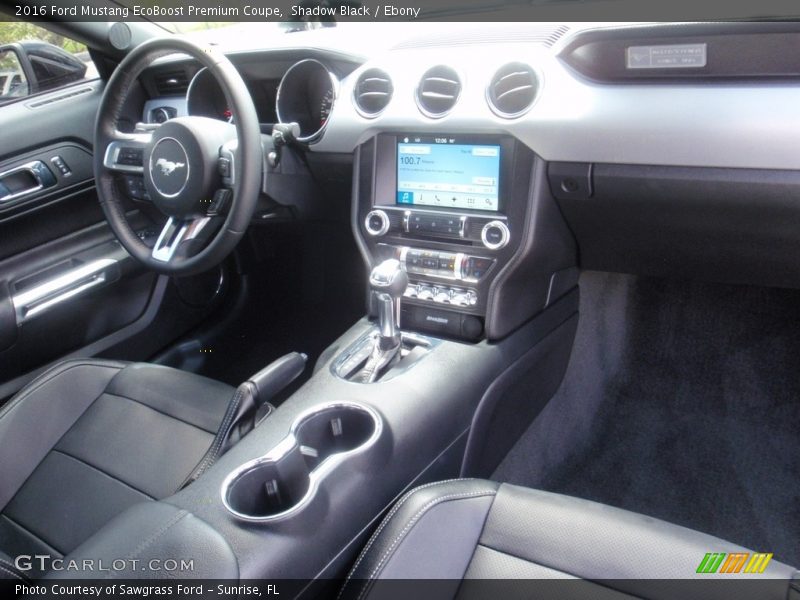 Shadow Black / Ebony 2016 Ford Mustang EcoBoost Premium Coupe