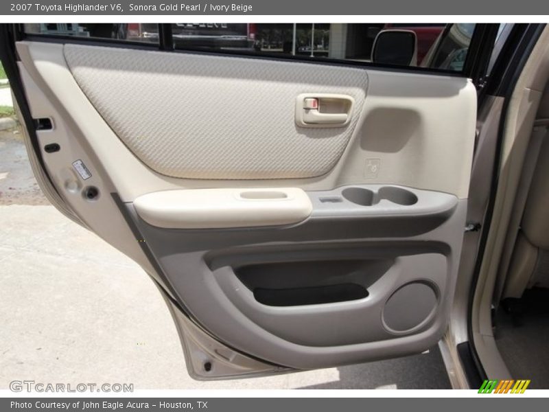 Sonora Gold Pearl / Ivory Beige 2007 Toyota Highlander V6