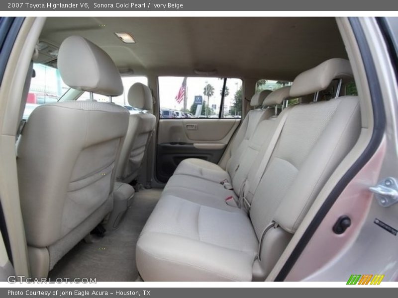 Sonora Gold Pearl / Ivory Beige 2007 Toyota Highlander V6