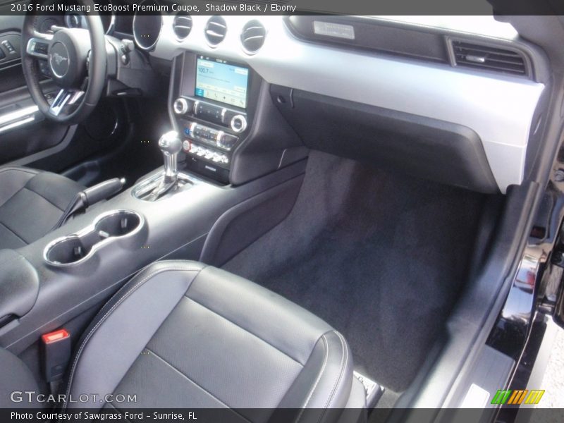 Shadow Black / Ebony 2016 Ford Mustang EcoBoost Premium Coupe